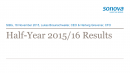 Halbjahresergebnis 2015/16