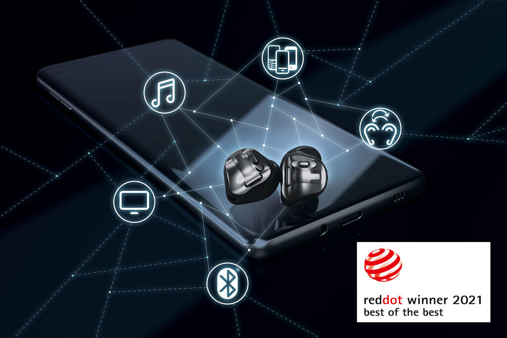 Phonak Virto Black receives highest honor at International Red Dot Product Design Awards
